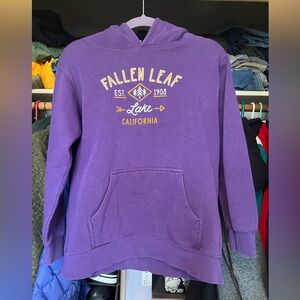 Fallen leaf Lake, located in South Lake Tahoe CA, youth XL hoodie. EUC